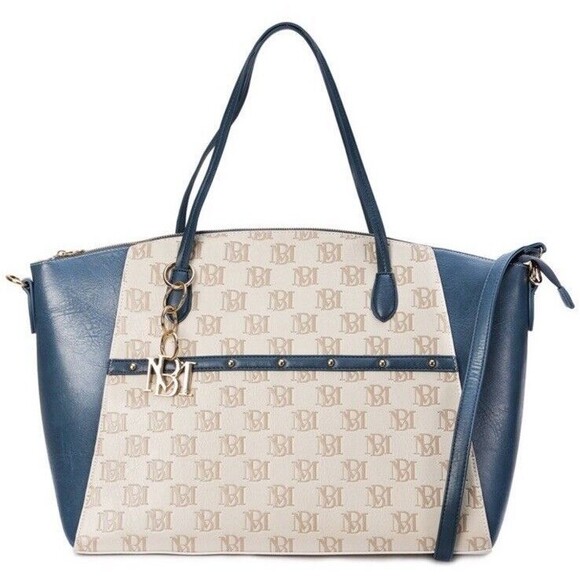 BADGLEY MISCHKA Caroline Vegan Leather Tote Weekender Travel Bag